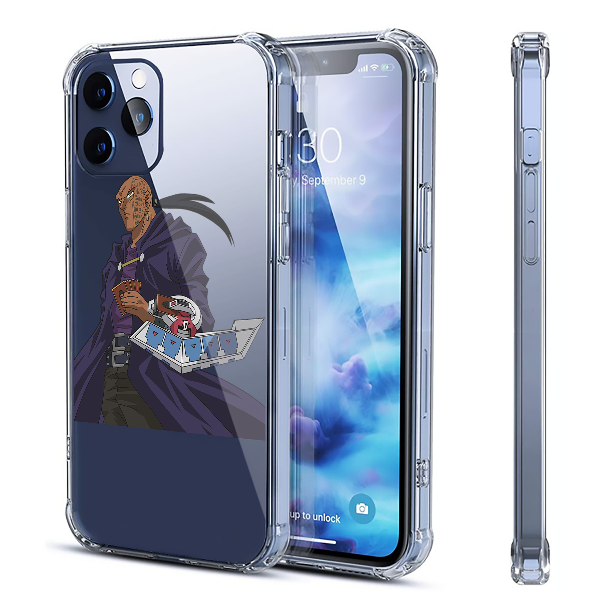 （画像用） 遊☆戯☆王 Yu-Gi-Oh! 【iPhone 12シリーズ対応】透明スマホケース（クリアソフトケース）